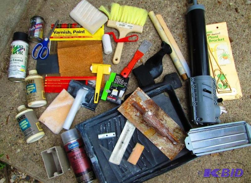 Assorted tools and supplies...