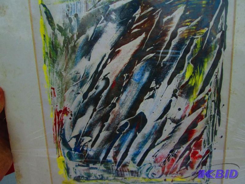 Monoprint, matted not framed...