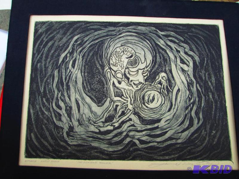 The fortune Teller artist proof, signed...