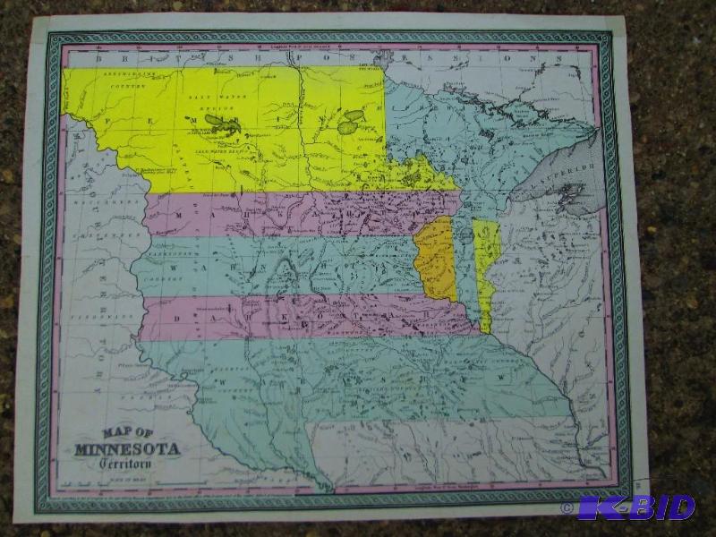 Minnesota territory map...