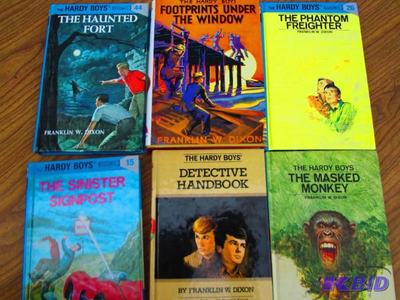 Lot of Hardy Boys books...