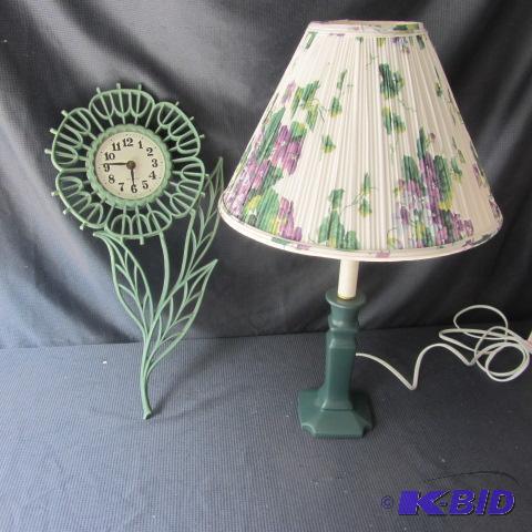 Clock, Lamp