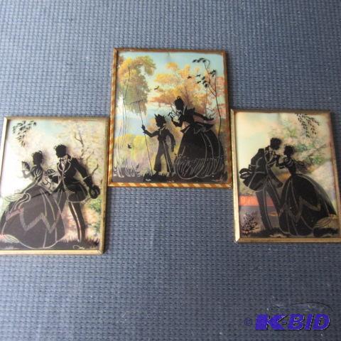 Vintage Silhouette Art