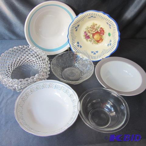 Stoneware, Crystal Bowls