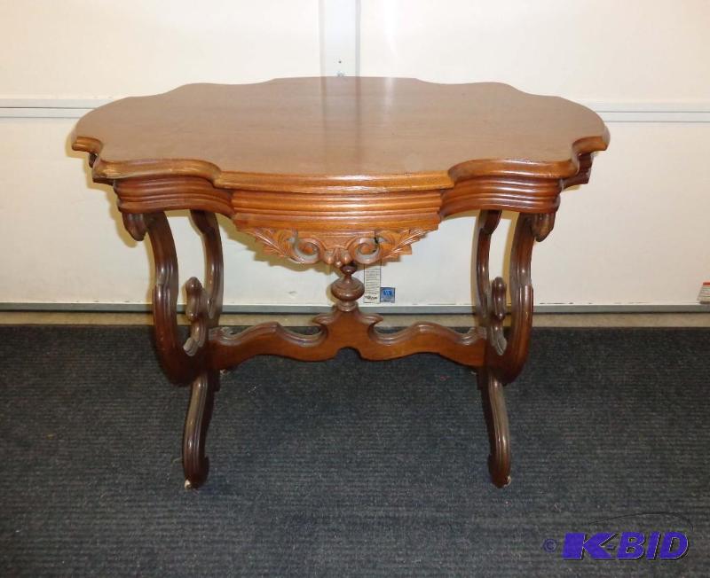 Vintage Carved Side or Entry Way table