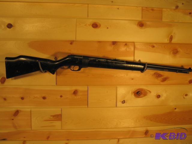 lot 25 image: Stevens Model 987, .22 cal, tape holding barr...