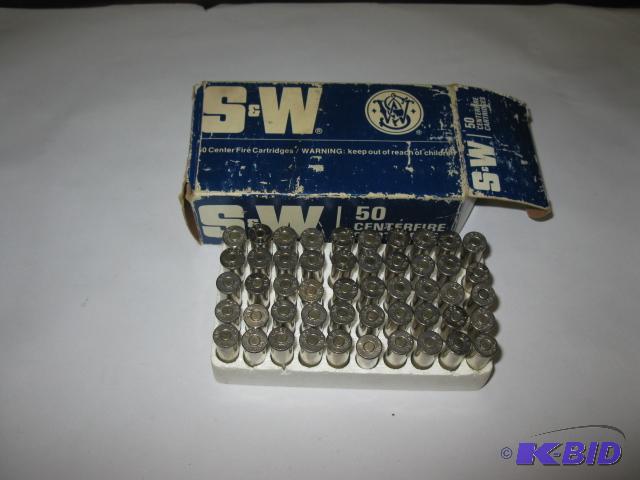 lot 34 image: 50 rounds of .38 Spec Ammo...