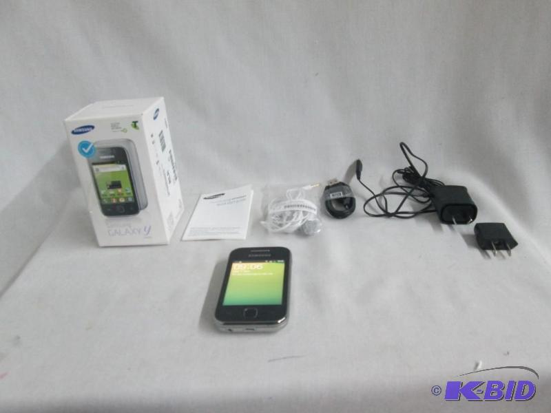 lot 10 image: Samsung Galaxy Y Unlocked Android Smartphone
