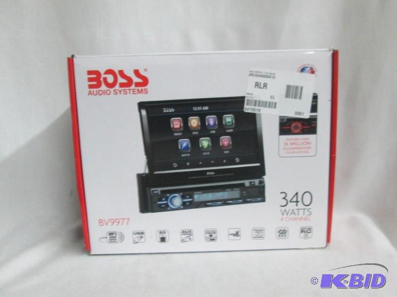 lot 16 image: Boss DVD Multimedia Car Stereo w 7 Touch Screen