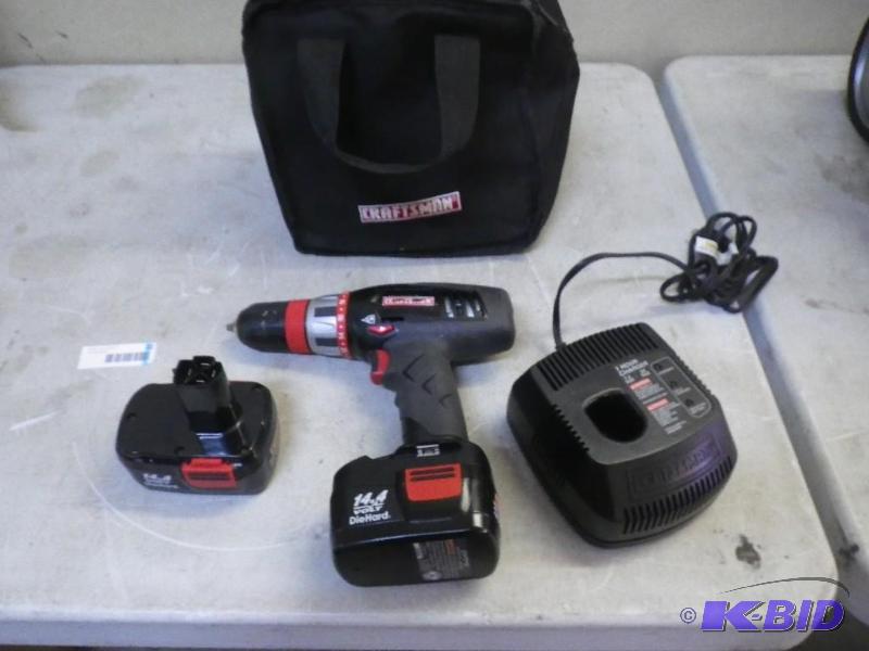 14.4V drill kit, works...