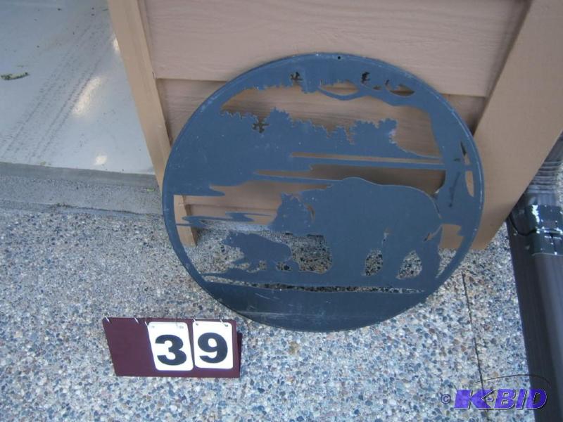Wall hanging, metal art....