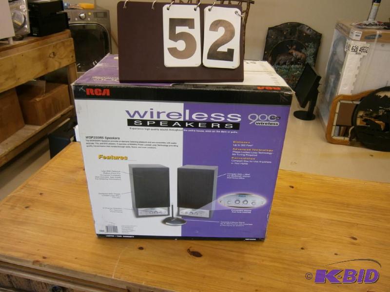 Wireless speakers, 900 Mhz....