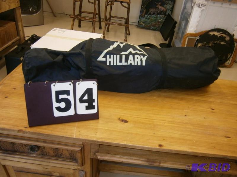 Hillary tent, used once....