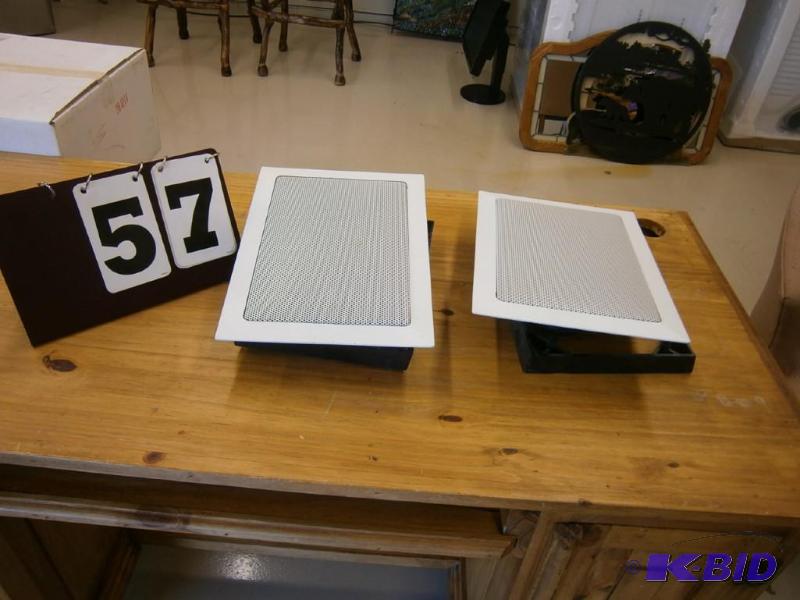 (2) in-wall speakers....