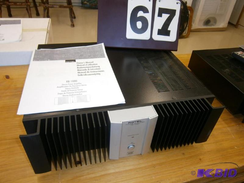 Rotel power amplifier 1080, never been used....