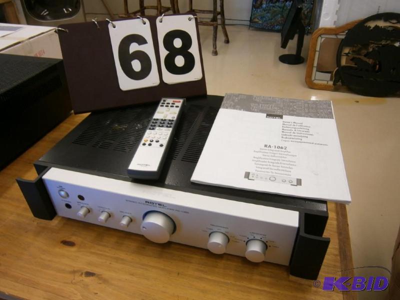 Rotel RA-1062 stereo integrated amp, never be...