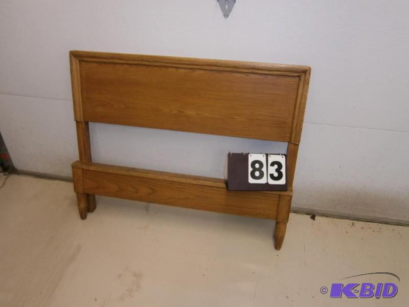 Twin bed set (dark)....