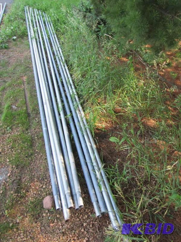 Top rail poles