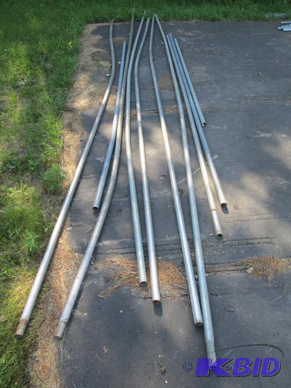 Top rail poles
