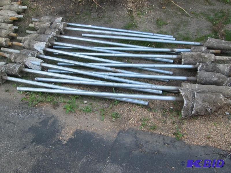 Fence poles