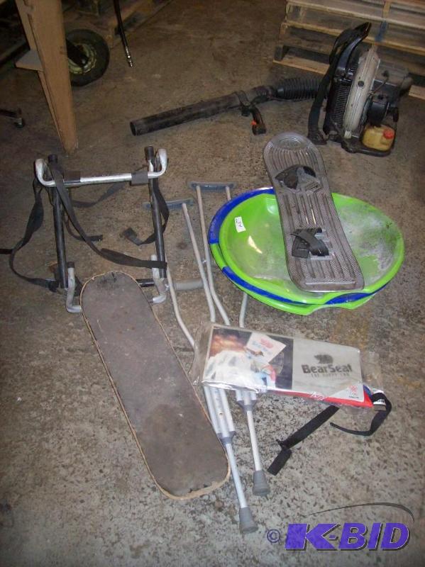 lot 16 image: Extreme Sports Stuff and Crutches