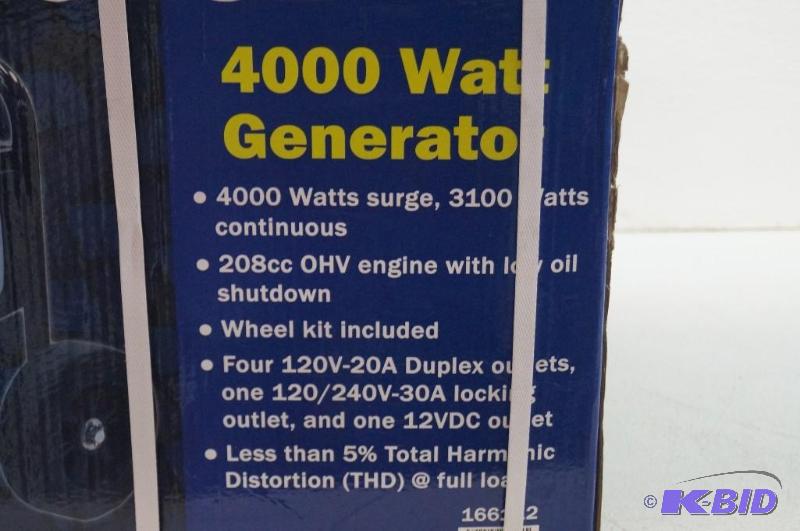 Powerhorse 4000 watt Generator