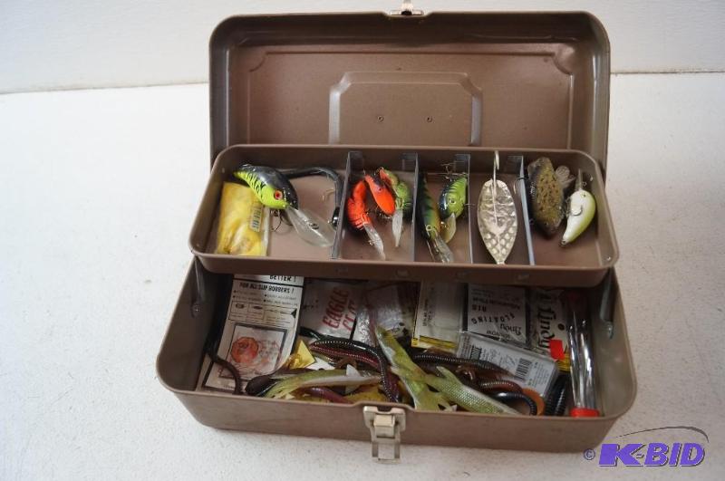 Fishing Tackle Box with tackle