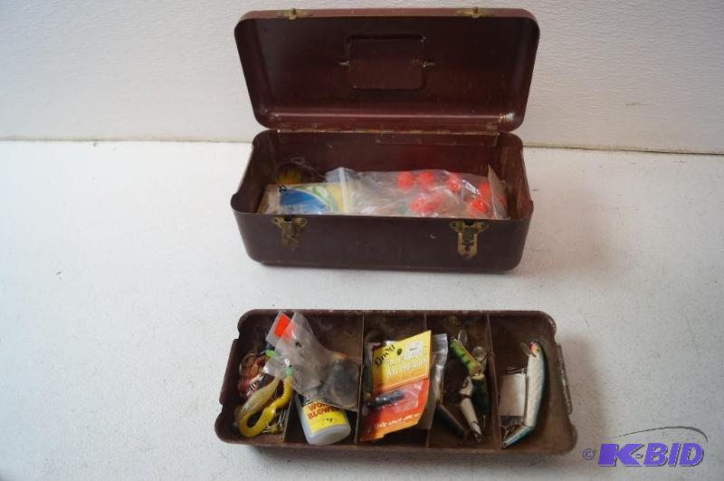 Fishing Tackle Box with tackle