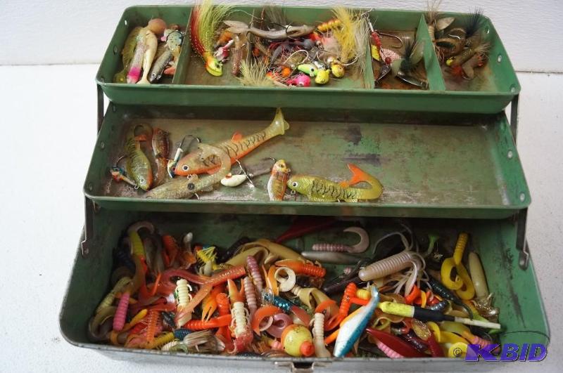 Fishing Tackle Box with tackle
