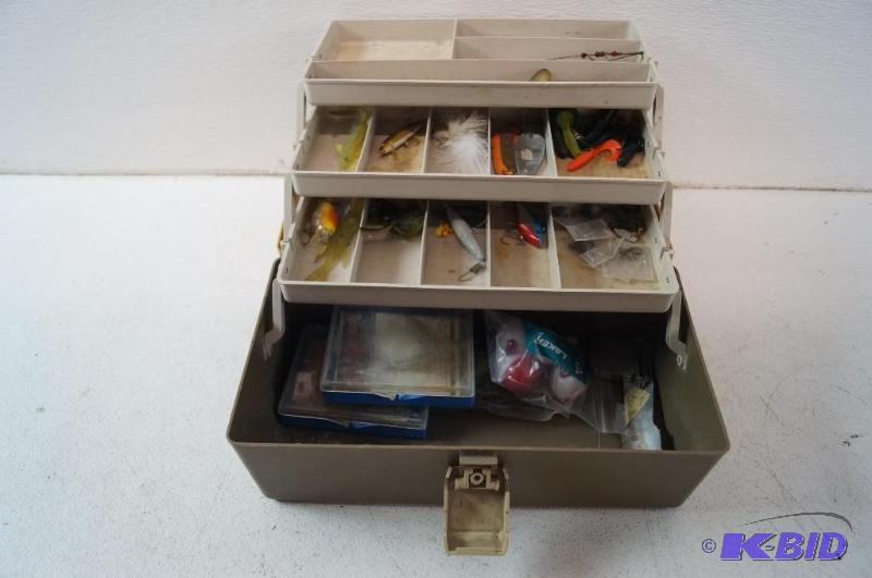 Fishing Tackle Box with tackle