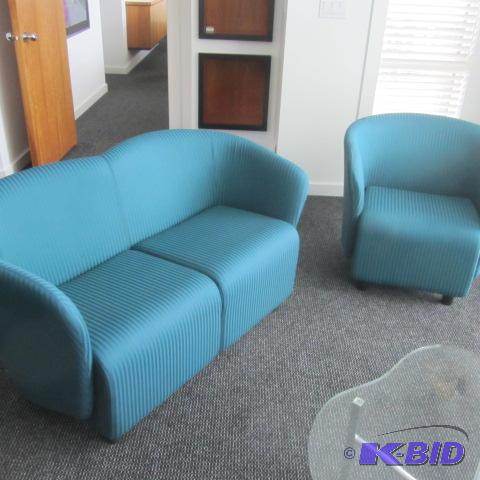 Loveseat and Club Chair