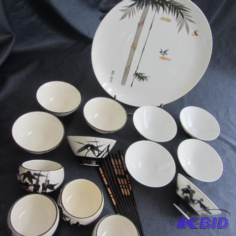 Oriental Bowls, Tray
