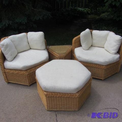 Wicker Porch Set