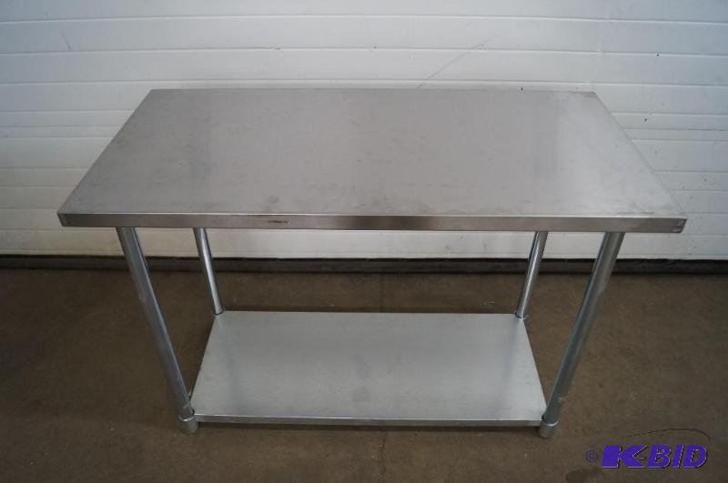 Stainless steel table