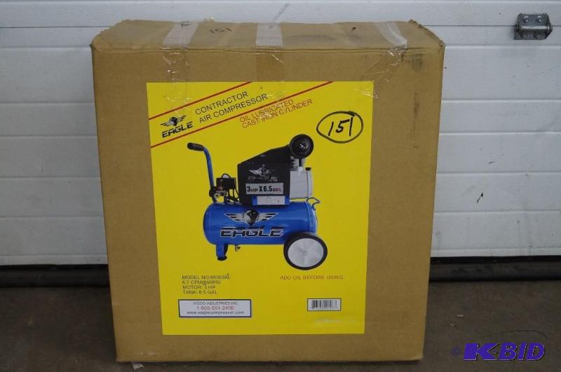 Eagle 6.5 gallon contractor air compressor