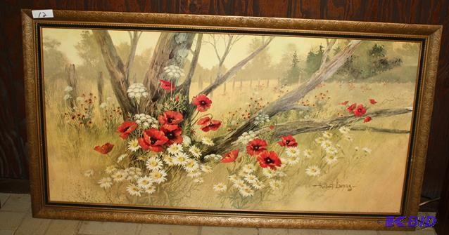 lot 12 image: Framed print by Robert Laessig (American, Cle...