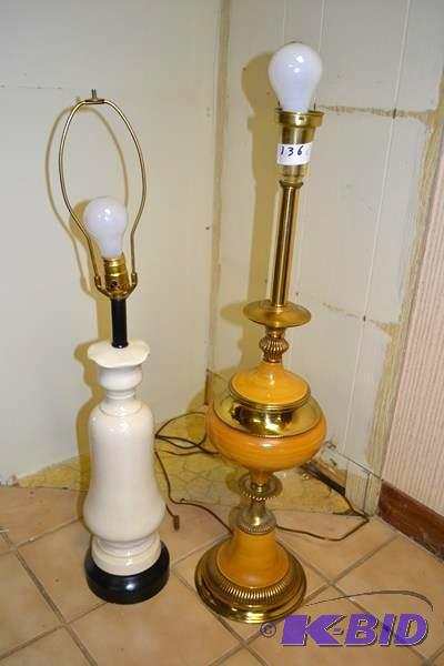 lot 136 image: Table Lamps