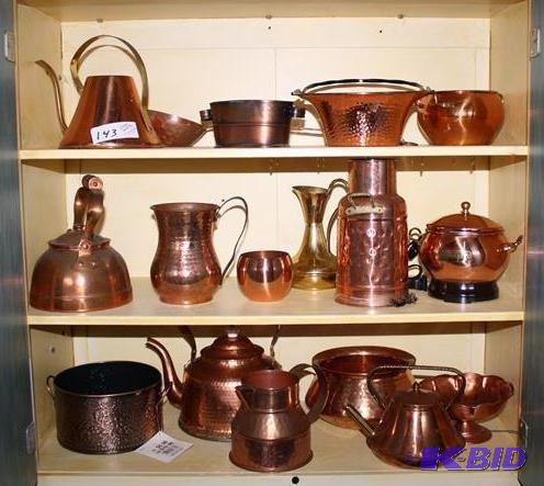 lot 143 image: Brass or Copper ware