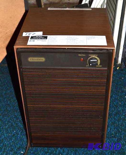 lot 147 image: Chambers Dehumidifier