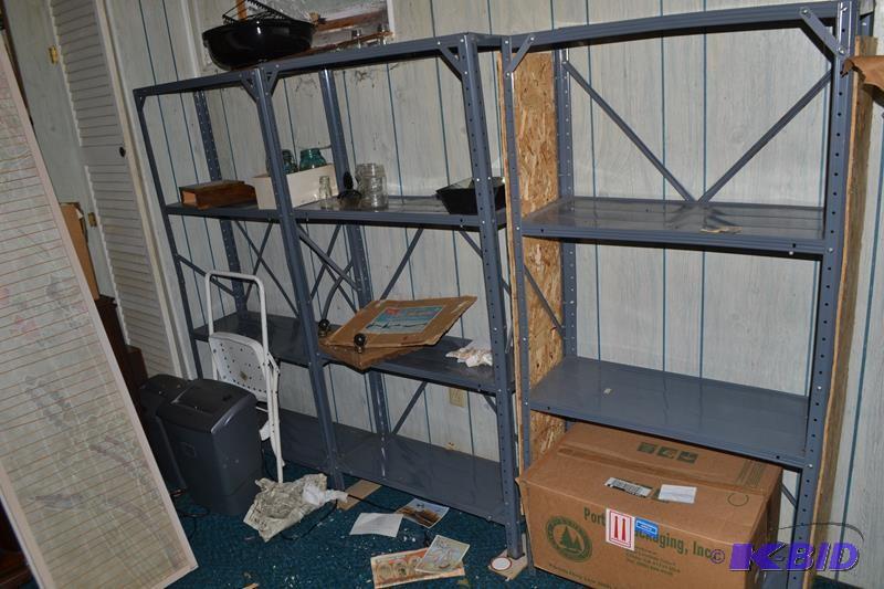 lot 157 image: Metal Shelves