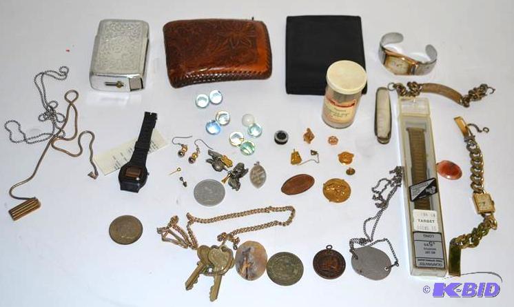 lot 161 image: Vintage Collectible Jewelry, Coins