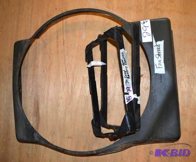 lot 189 image: 1971 Army Jeep Fan Shroud Hold Downs