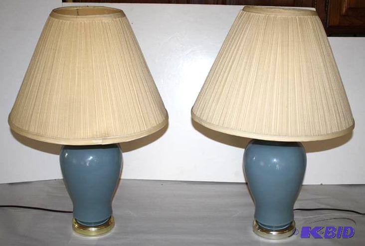 lot 233 image: Ceramic Lamps