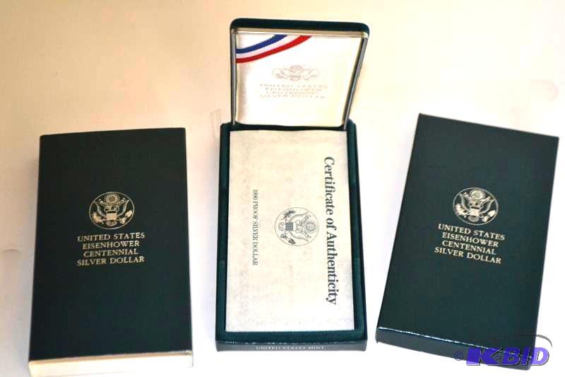 lot 26 image: Silver Dollar United States Eisenhower Cente...