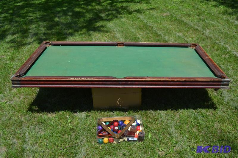 lot 278 image: Burrowes Pool Table