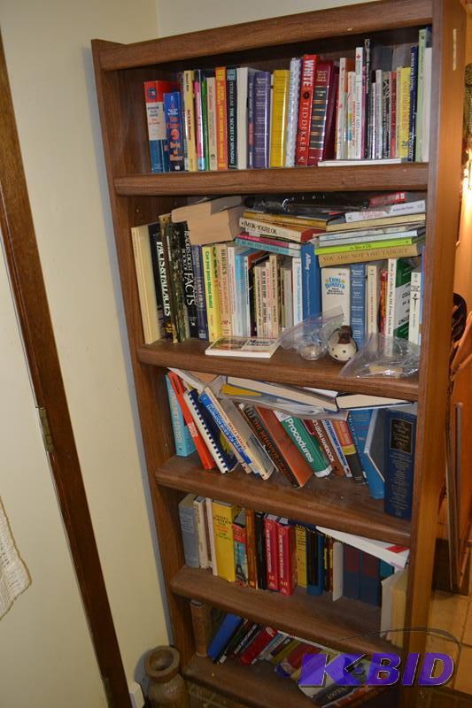 lot 279 image: Book Shelves and Books