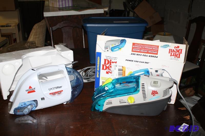 lot 311 image: Spot Removers, Bissell and Dirt Devil