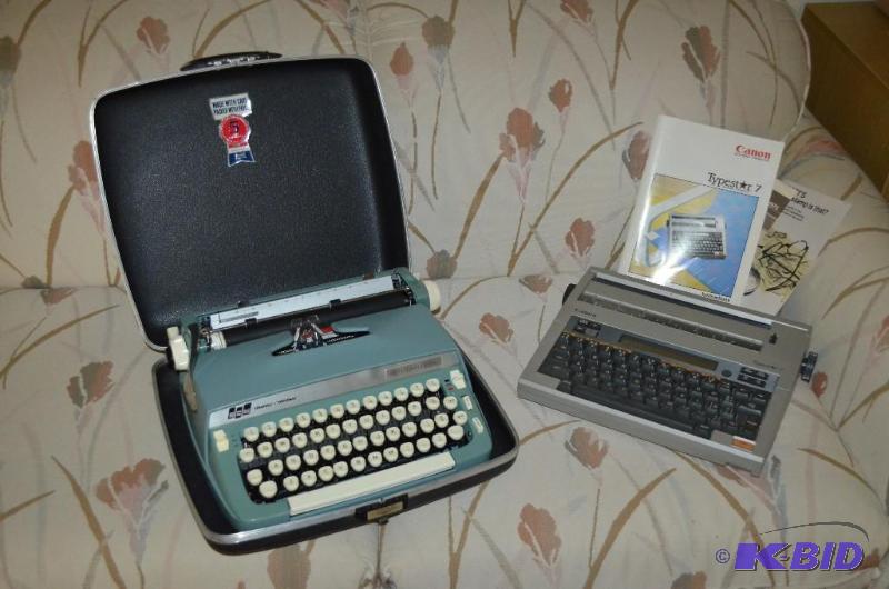 lot 325 image: Smith Corona and Canon Typewriter
