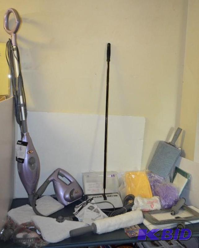 lot 336 image: Shark Steam Mop, Oreck Sweeper
