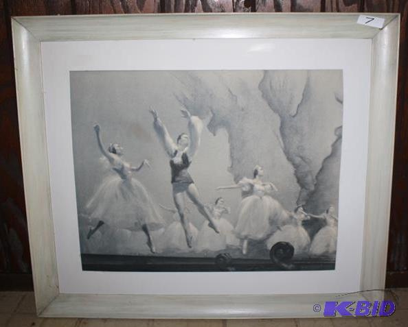lot 355 image: A.von Munchhausen Print
